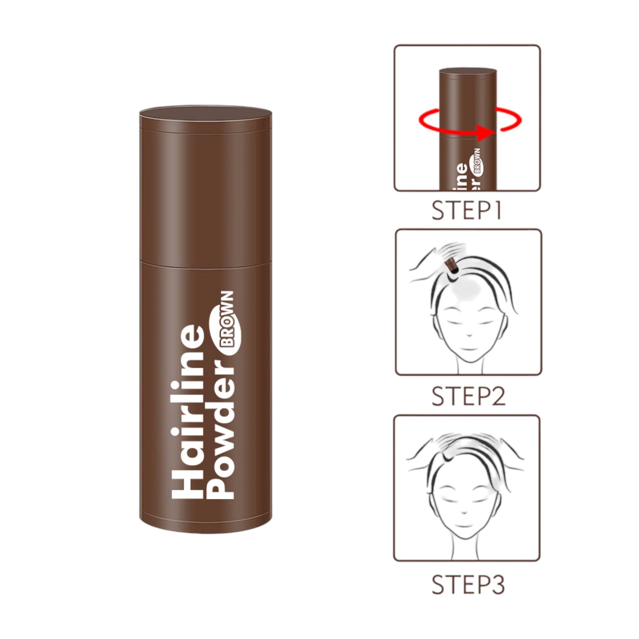 Hairline & Eyebrow Powder