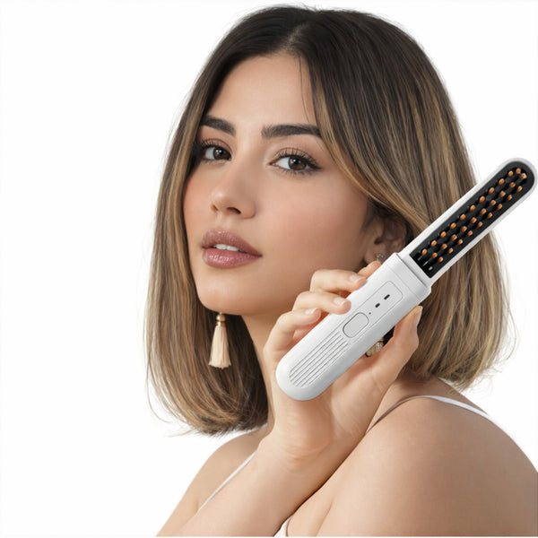Wireless Hair Straightener Brush