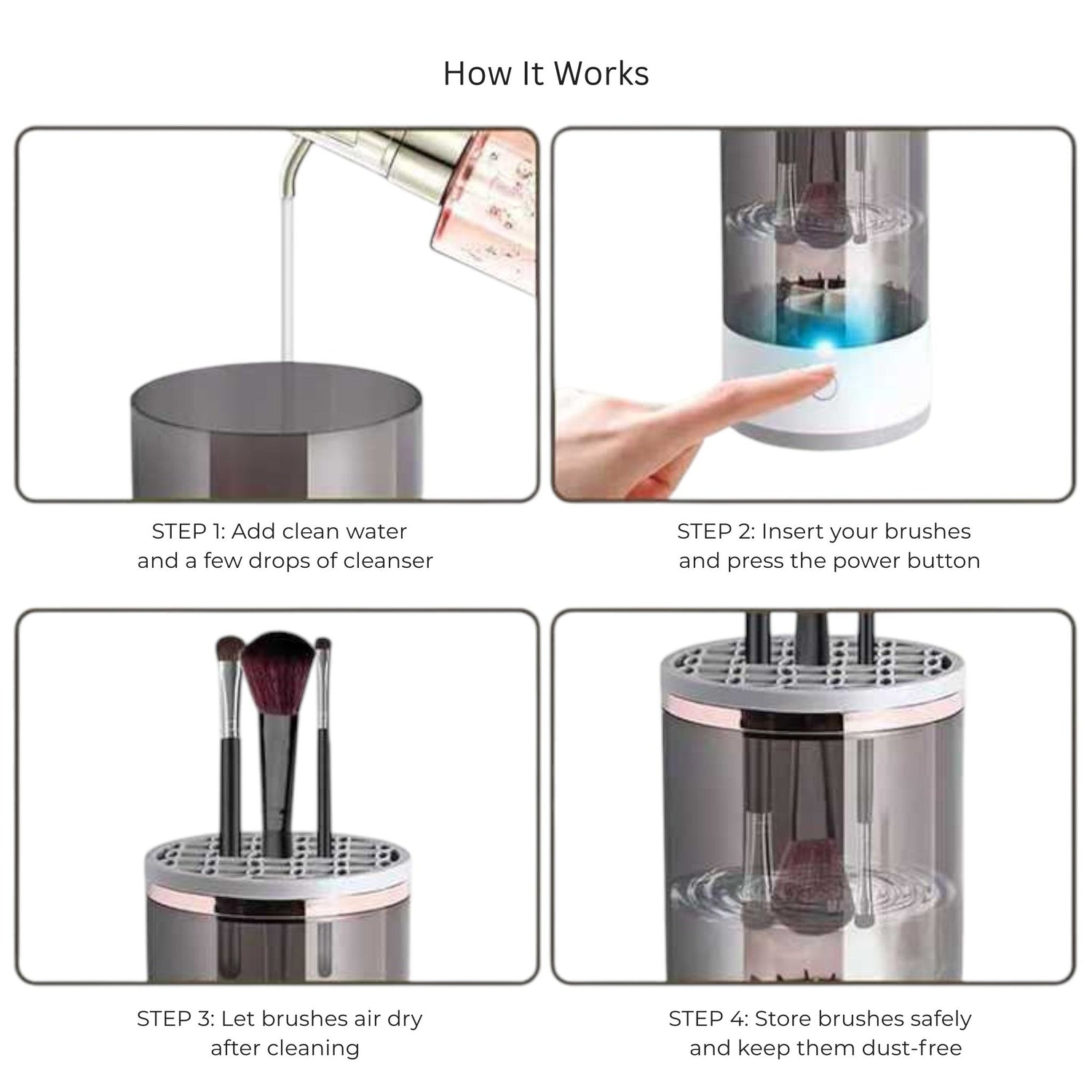 Electric Makeup Brush Cleaner