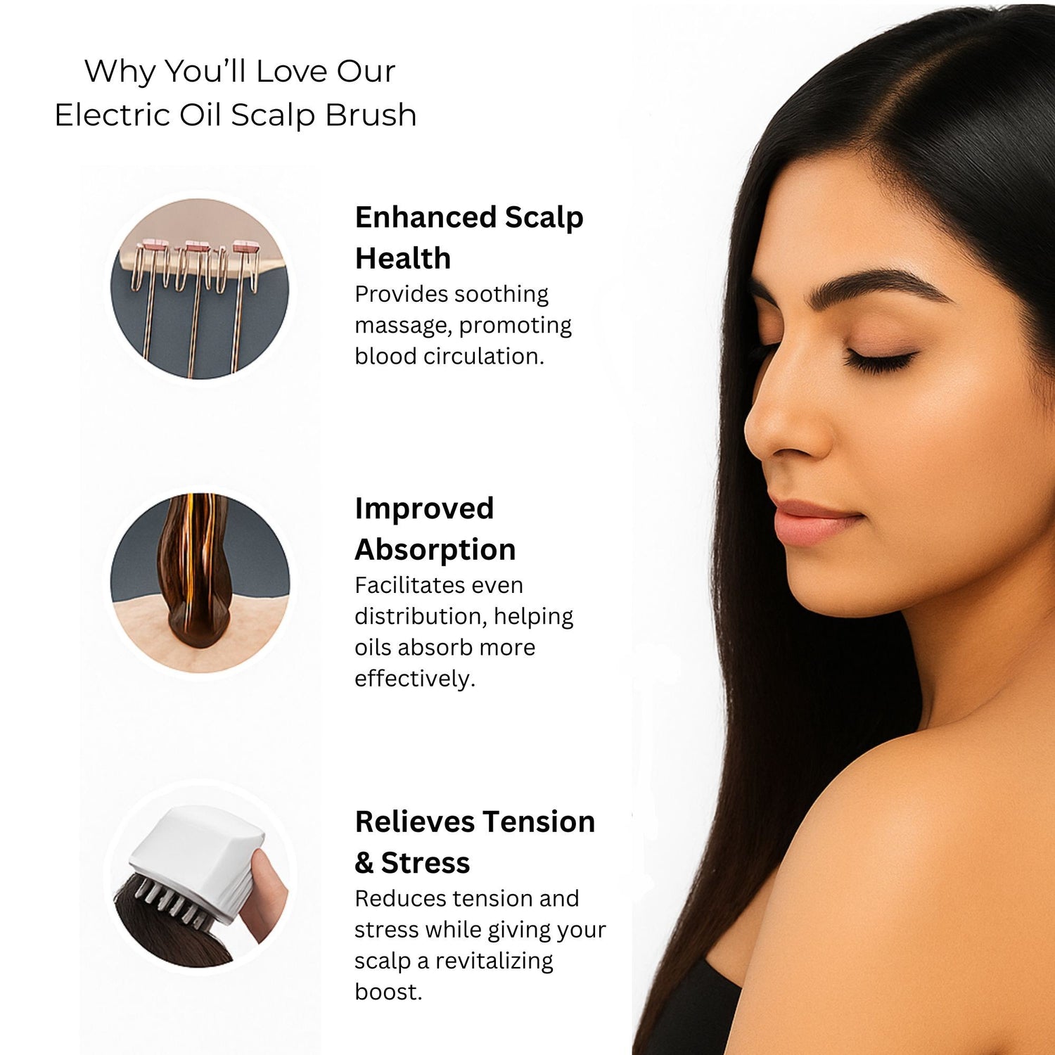 Electric Oil Scalp Brush